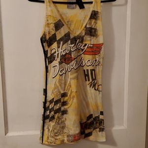 Harley-Davidson semi sheer tank top small
